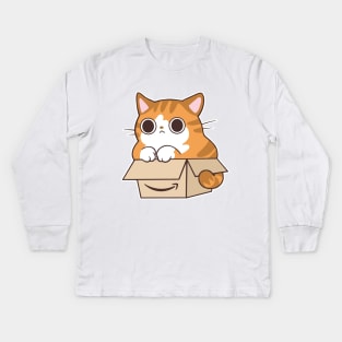 If it fits, I sits Kids Long Sleeve T-Shirt